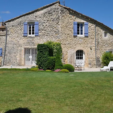 Pretty Stone House With Terrace And Garden, Lussan Holiday home